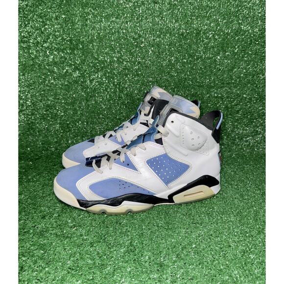 Nike Air Jordan 6 Retro University Blue UNC White Black Mens Size 9.5 CT8529-410 - Picture 4 of 11